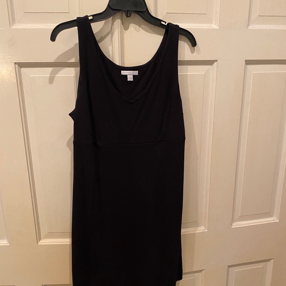 NY&Co black cotton dress